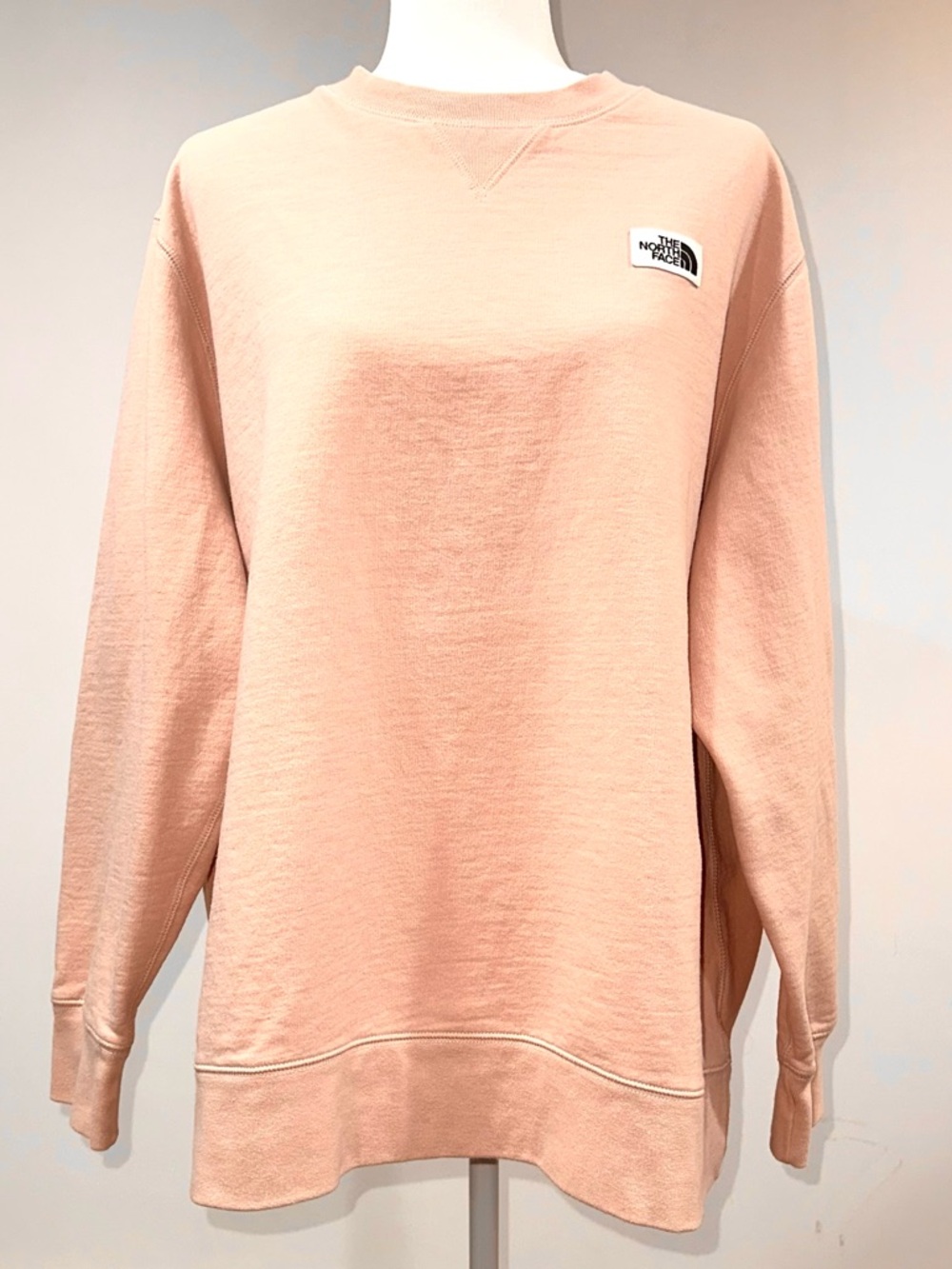 The North Face Women’s XXXL Peach Crewneck Sweatshirt Logo Pullover